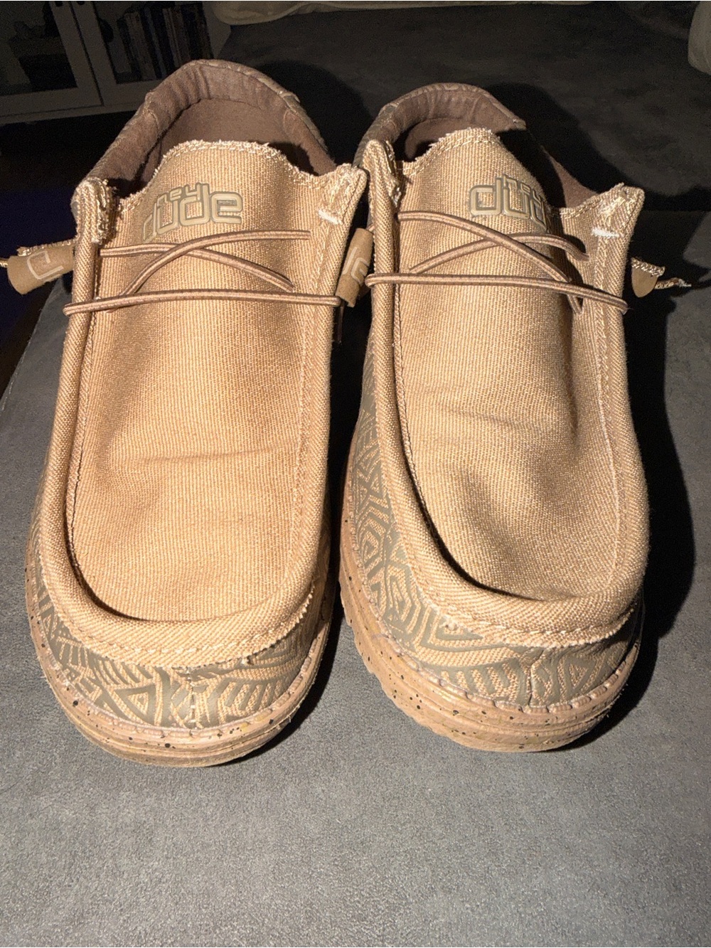 Hey Dude Wally Stretch Shoes Brown - Picture 4 of 6